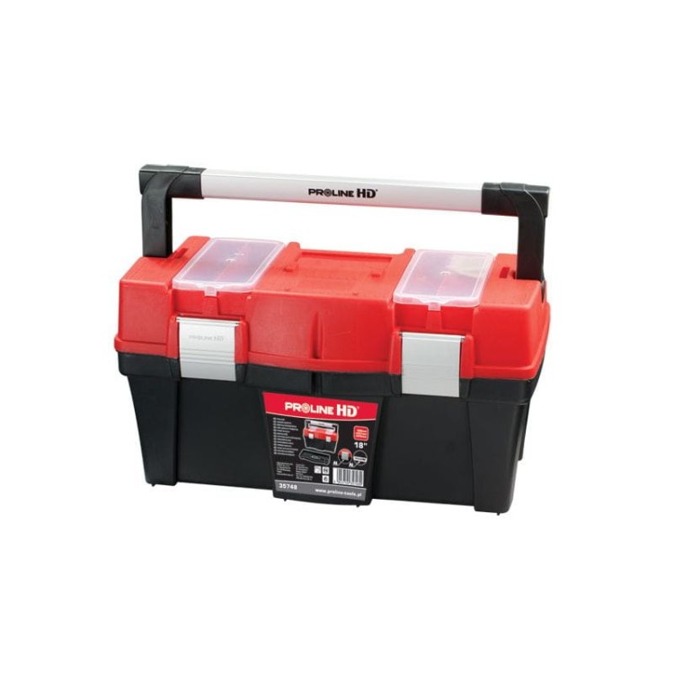 Skrzynka narzędziowa 18" z aluminiowym uchwytem