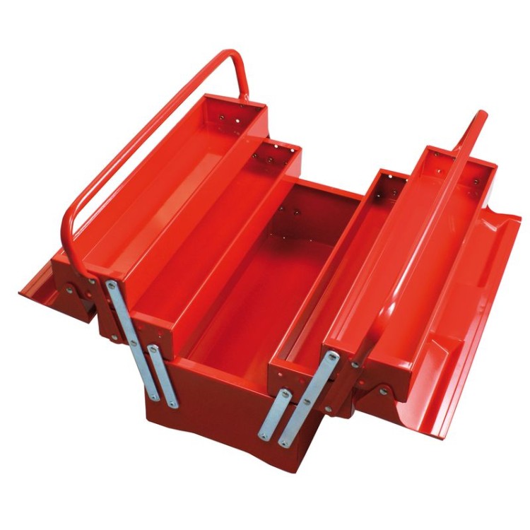 Skrzynka narzędziowa metalowa 40cm, 5-elementów