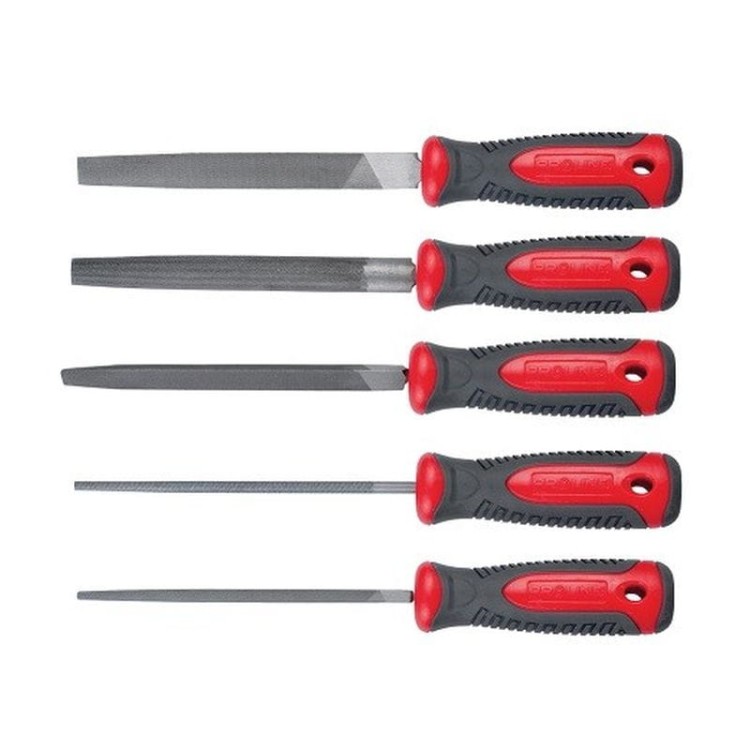 Zestaw pilników ślusarskich 200mm, 5-sztuk