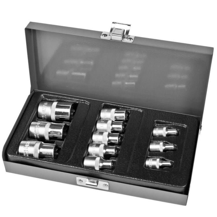 Klucze nasadowe TORX E4-E20, 1/4", 3/8", 1/2" PROLINE 18711
